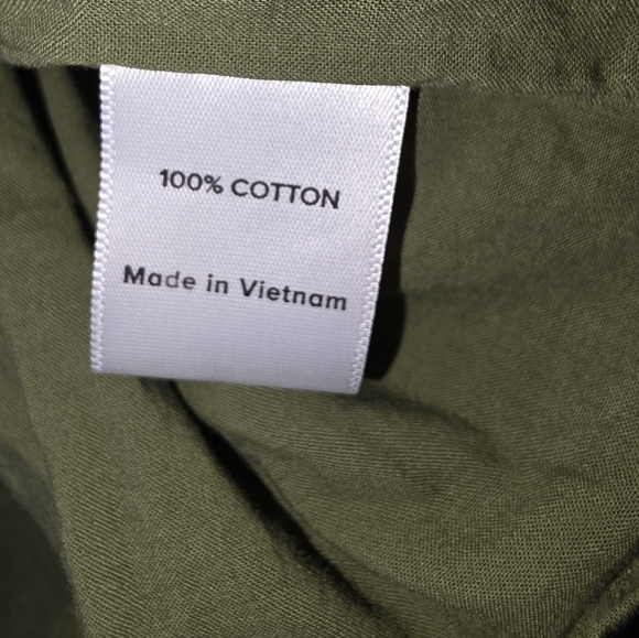 Evereve Hadley Green Eyelet Women Top Size Medium NWOT - Picture 6 of 9